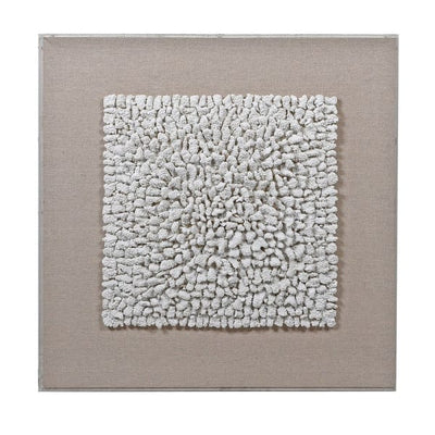 Idyllic Neutral Coral Boxed Wall Art - 60x60cm Accessories 
