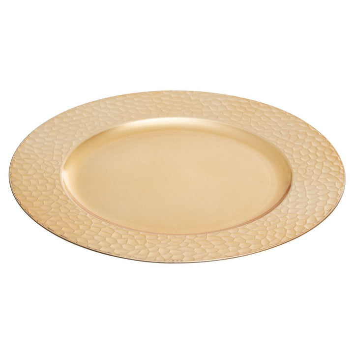 Ivy Gold Hammered Charger Plate Kitchen 