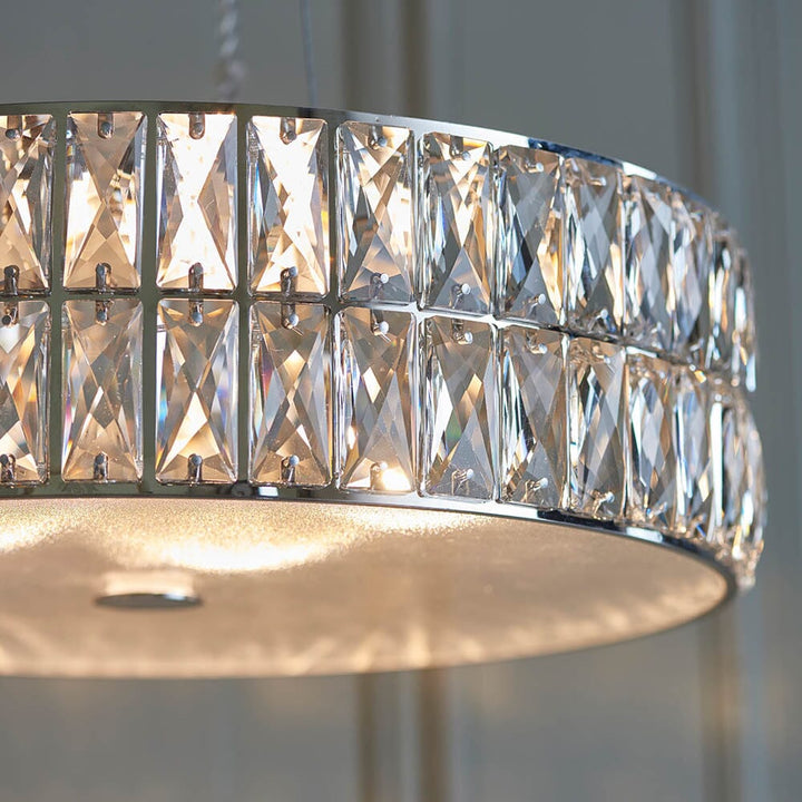 Juno Silver 5 Light LED Pendant Ceiling Light Lighting 