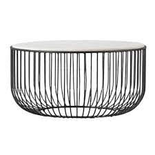 Kiata Black & Marble Coffee Table Coffee Table 