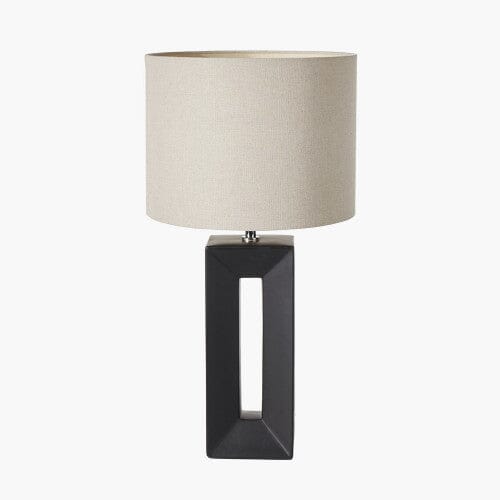 Roe Kasian Black Table Lamp discount