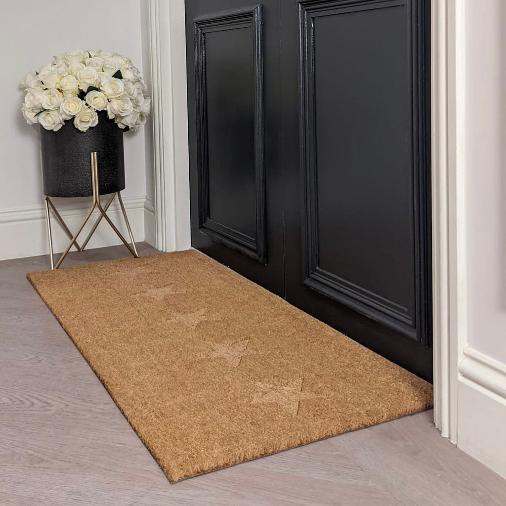 Kylie Star Print Large Doormat