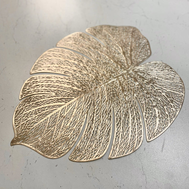 Layla Gold Leaf Placemat Kitchen 