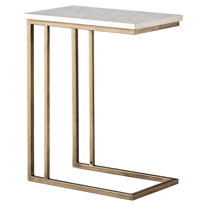 Leorna Marble & Gold Sofa Table End and Side Table 