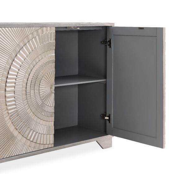 Leverette Silver Premium 2 Door Sideboard Furniture 