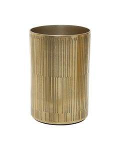Lizzie Line Effect Gold Tumbler Bathroom 