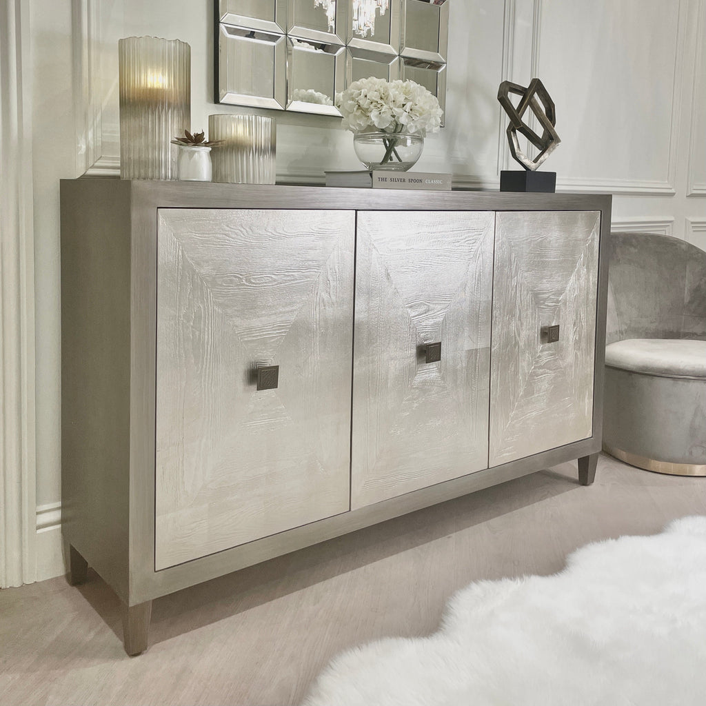 Lockett Premium & Bronze 3 Door Sideboard