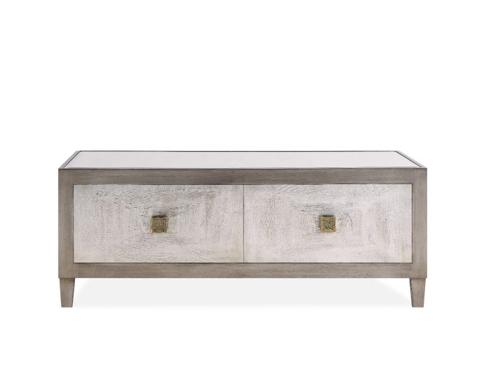 Lockett Premium Silver & Bronze Coffee Table Coffee Table 