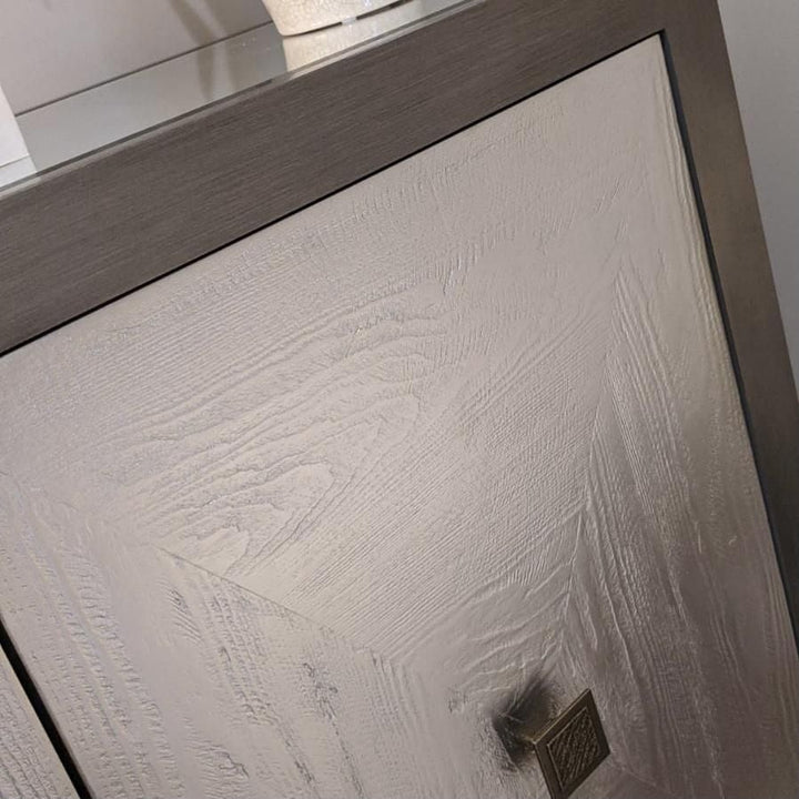 Lockett Silver & Bronze 2 Door Cabinet Furniture 