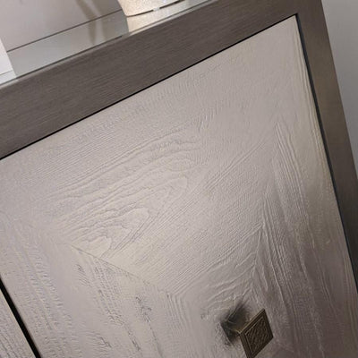Lockett Silver & Bronze 2 Door Cabinet Furniture 