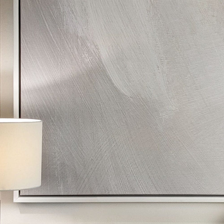 Louella Grey Abstract Canvas Wall Art - 100 x 75cm Art 