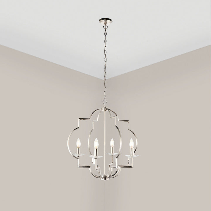 Lucina Silver Candle Effect Pendant Light Lighting 