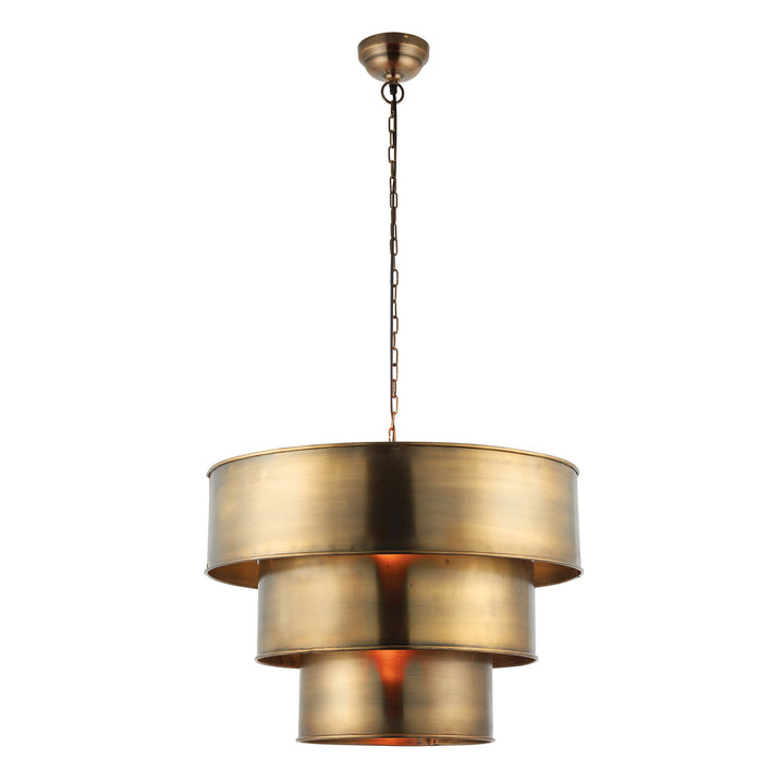 Lyndon Brass Pendant Adjustable Ceiling Light Lighting 