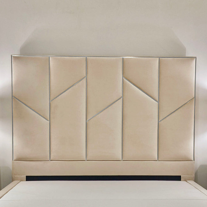 Meyer Cream & Silver Luxury Bed MTO Bed 