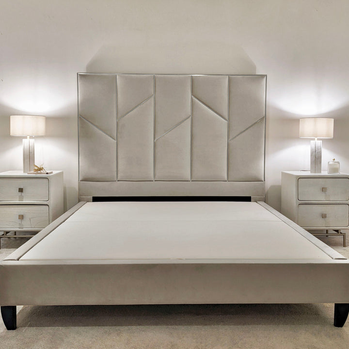 Meyer Pebble & Silver Luxury Bed MTO Bed 