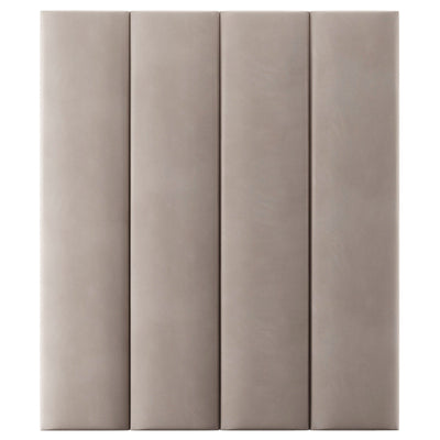 Mink Velvet Single Headboard Panel Headboard 