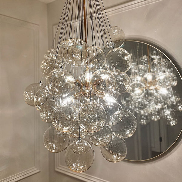 Mirabel Gold Cluster Bubble Ceiling Light Pendant Lighting 