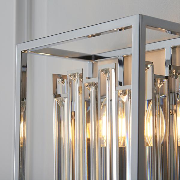 Modica Silver Wall Light Lighting 