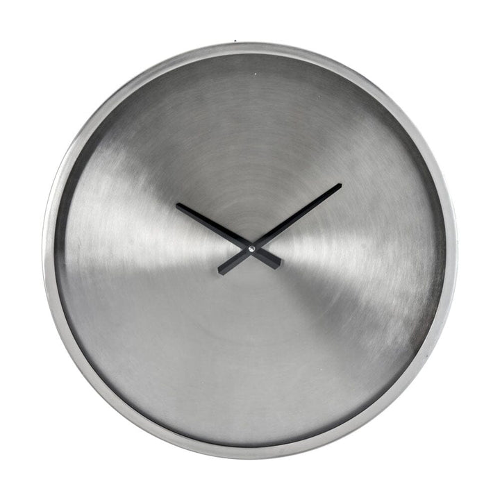 Morston Brushed Silver Round Wall Clock Accessories 