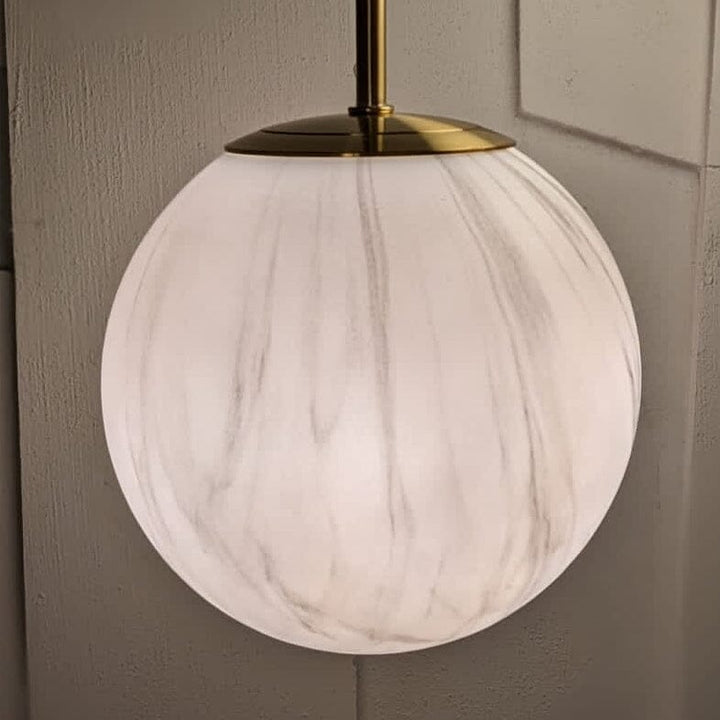 Murano Small Gold & Marble Pendant Ceiling Light Lighting 