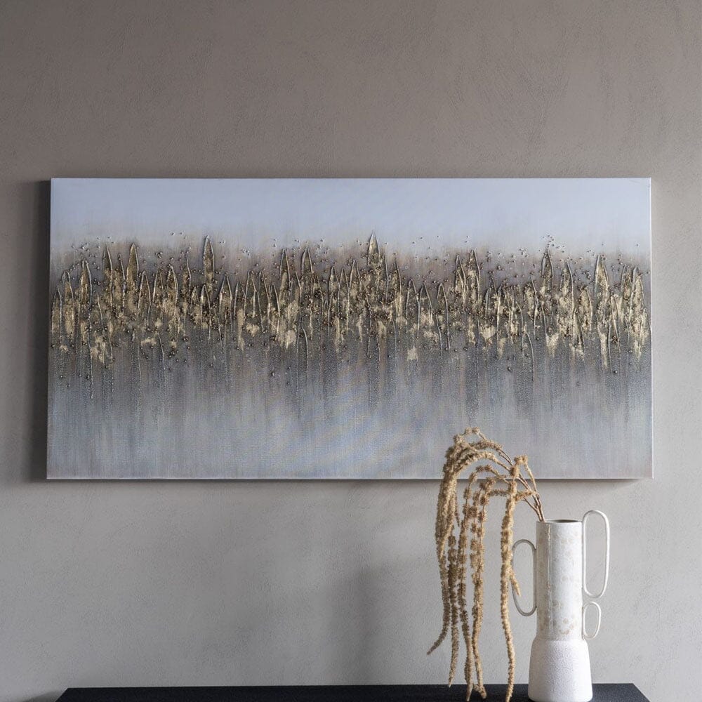 Nala Abstract Gold Canvas Wall Art Art 