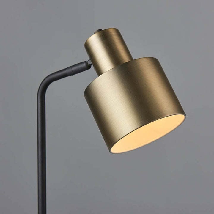 Newton Brass & Black Task Table Lamp Lighting 