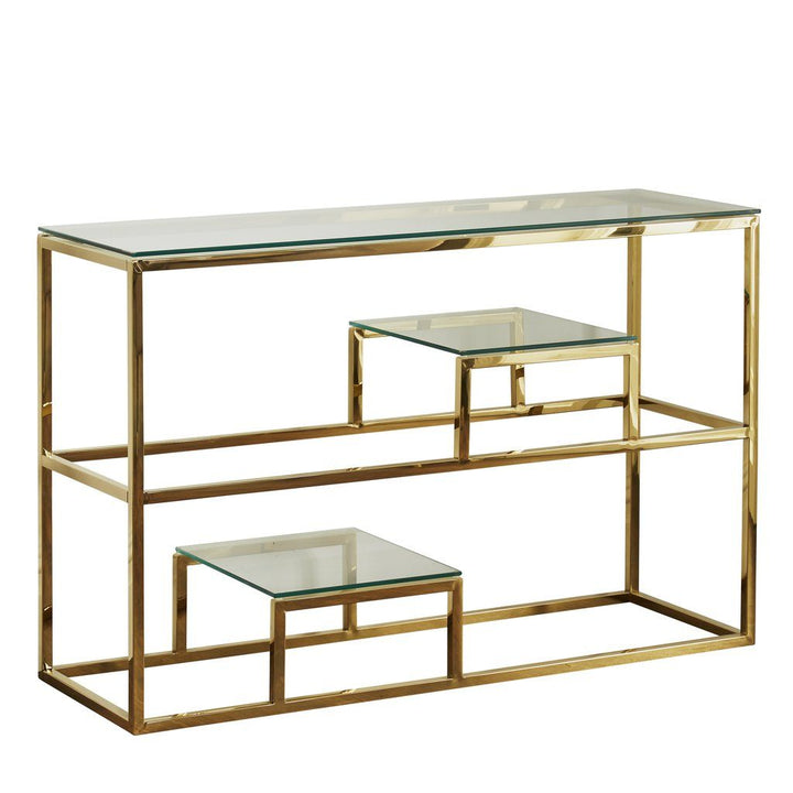 Nexus Gold Display Console Table Console Table 