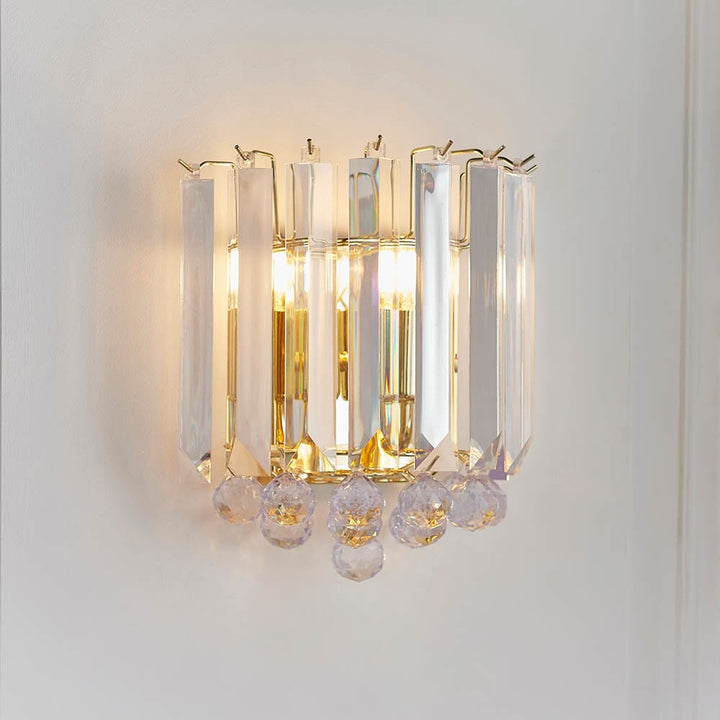 Nia Brass and Acrylic Wall Lamp Lighting 