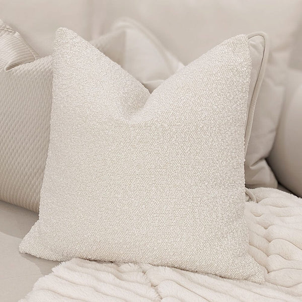 Nori Boucle Cream Cushion - 50 x 50cm Cushion 