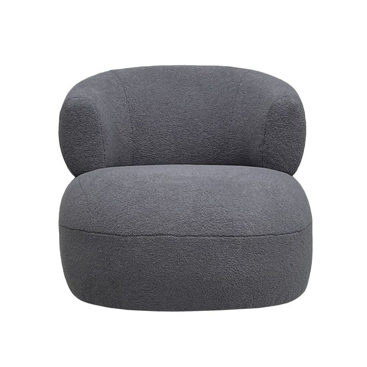 Nyra Grey Boucle Occassional Chair Chair 