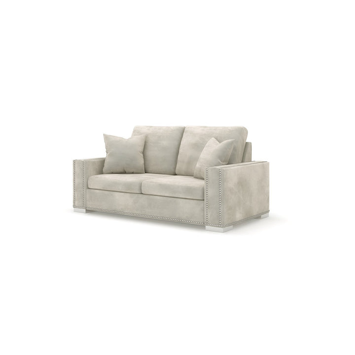 Olivia Dove Grey Luxury Medium Sofa 