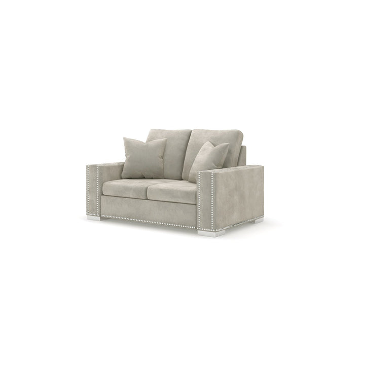 Olivia Dove Grey Luxury Small Sofa 