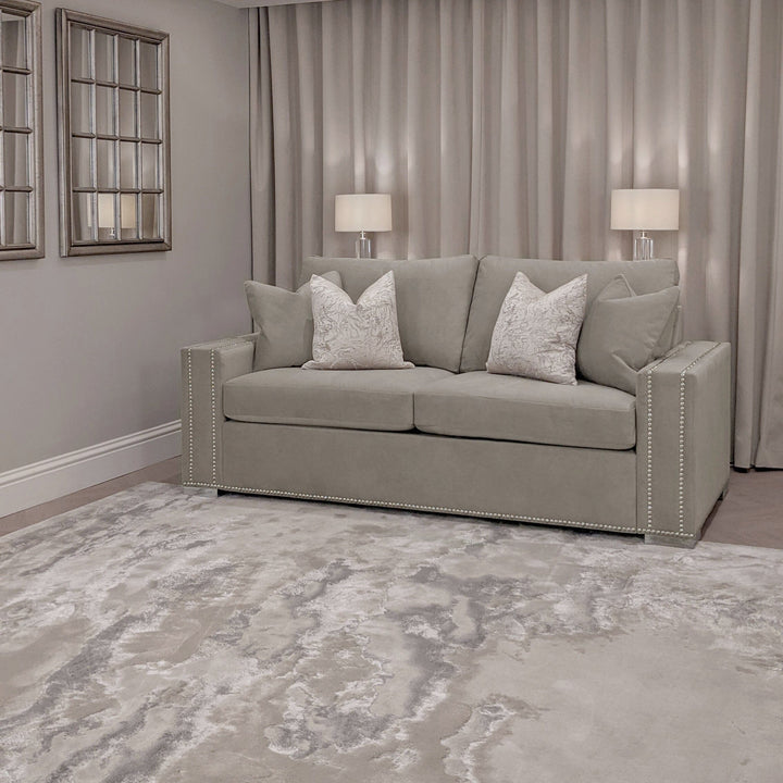 Olivia Smoke Grey Premium Large Sofa Bed MTO Sofa 