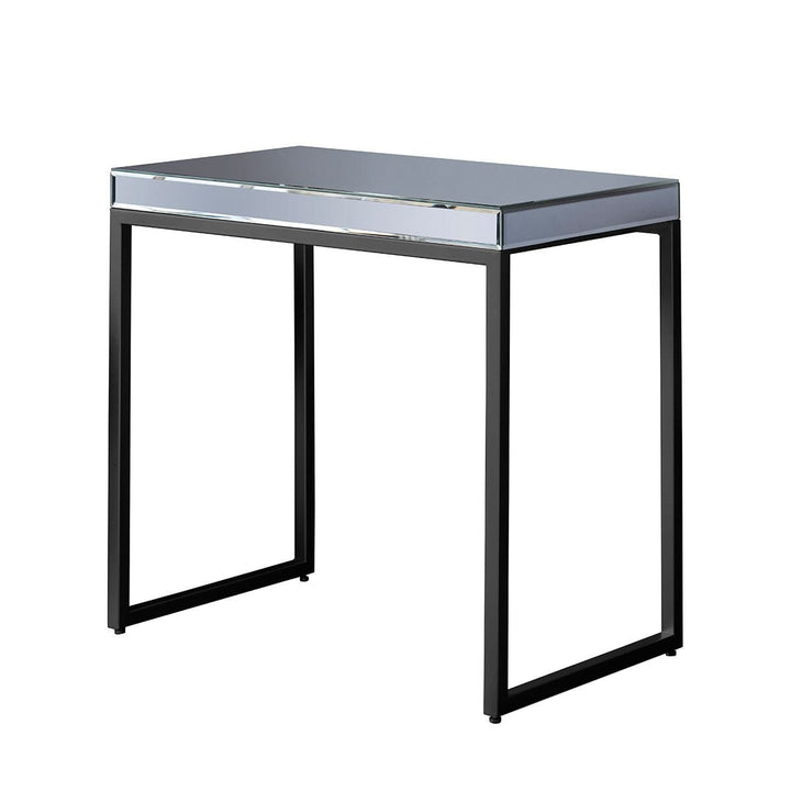 Osca Black & Glass Side Table Furniture 