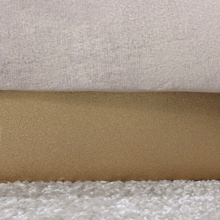 Oyster & Gold Luxury Velvet Upholstered Bench MTO Bench 