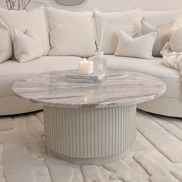 Portobello Large Marble Coffee Table Furniture 