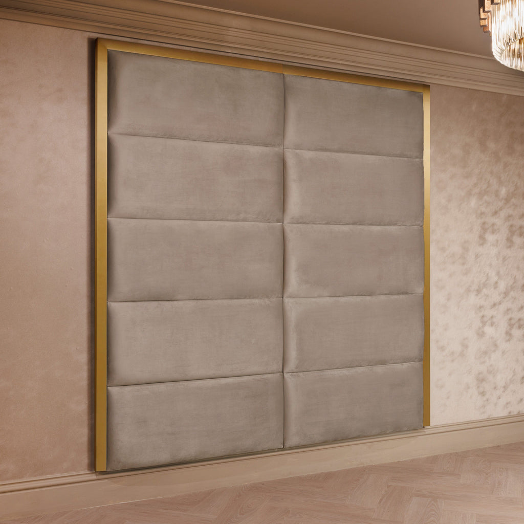 Praline Luxury Velvet & Chocolate Box Headboard