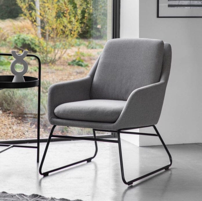 Ramsey Grey Accent Chair Chair 