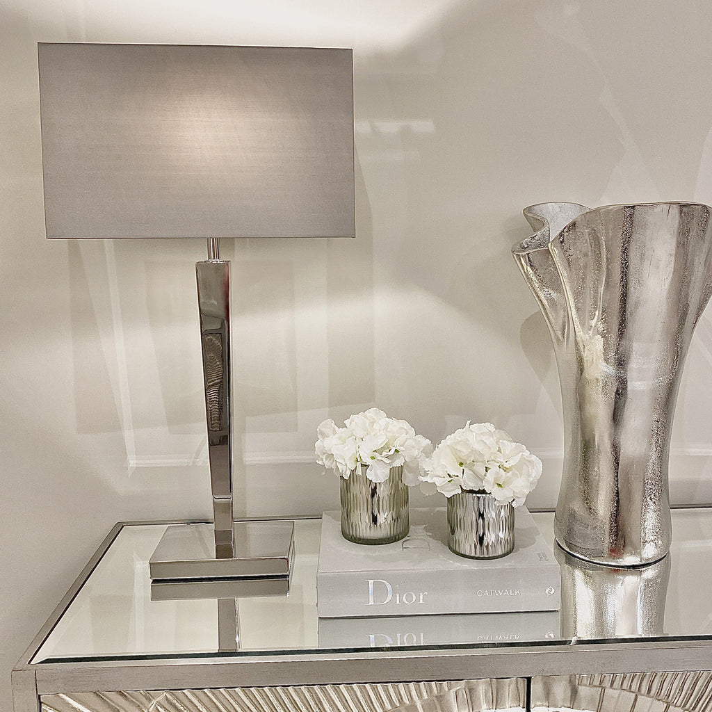 Reign Silver Table Lamp Shade