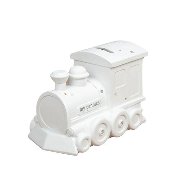 Roland White Train Money Box nursery 