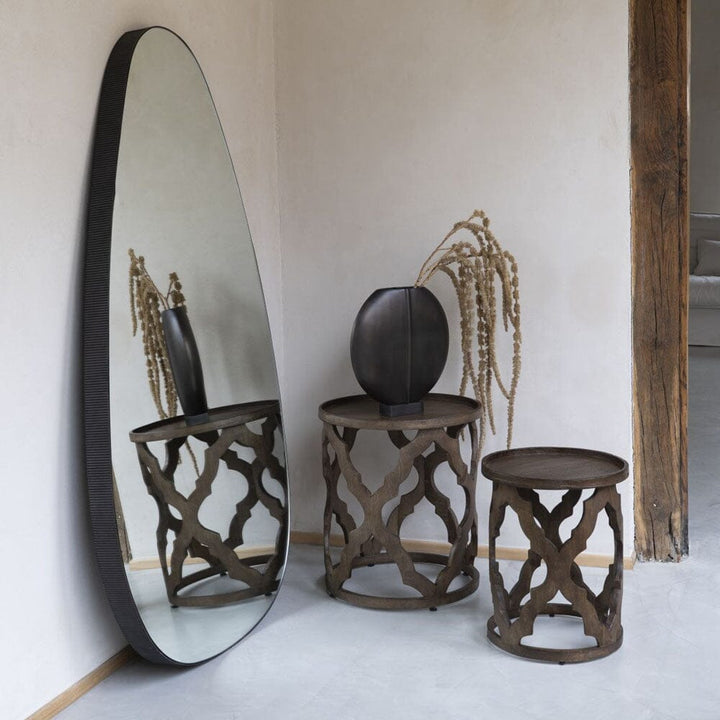Roman Abstract Organic Metal Framed Mirror Mirror 