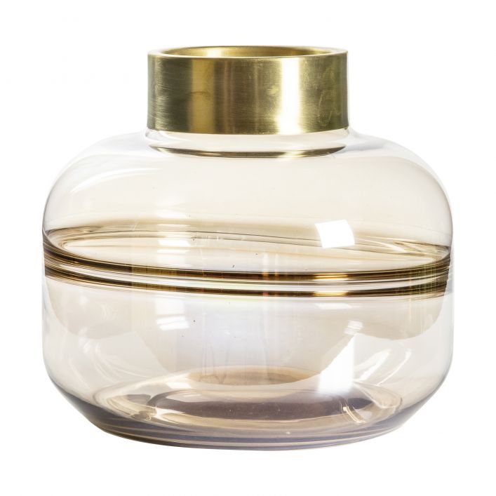 Saudi Bronze Large Glass Vase Accessories 
