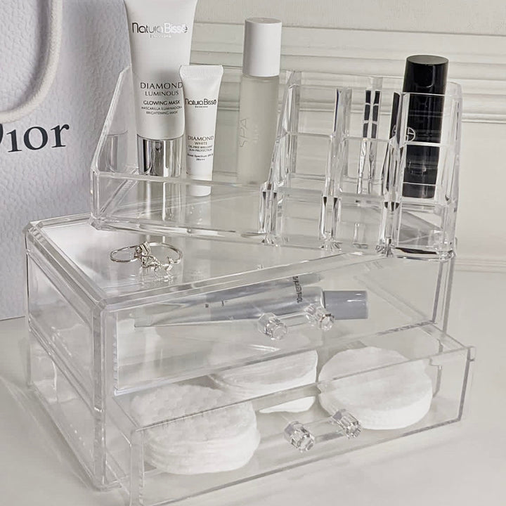 Seraphina Clear Organiser with Drawers Accessories 