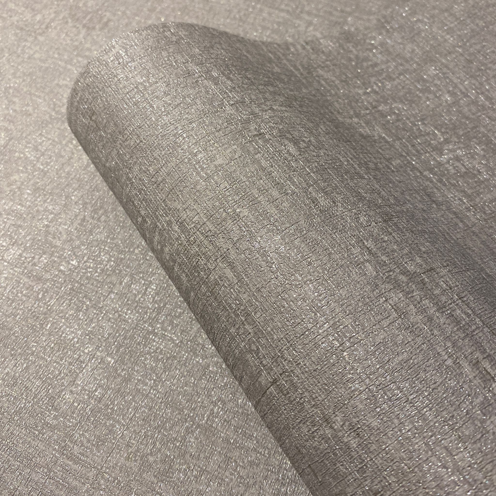 Sloane Greige Textured Shimmer Wallpaper Wallpaper 