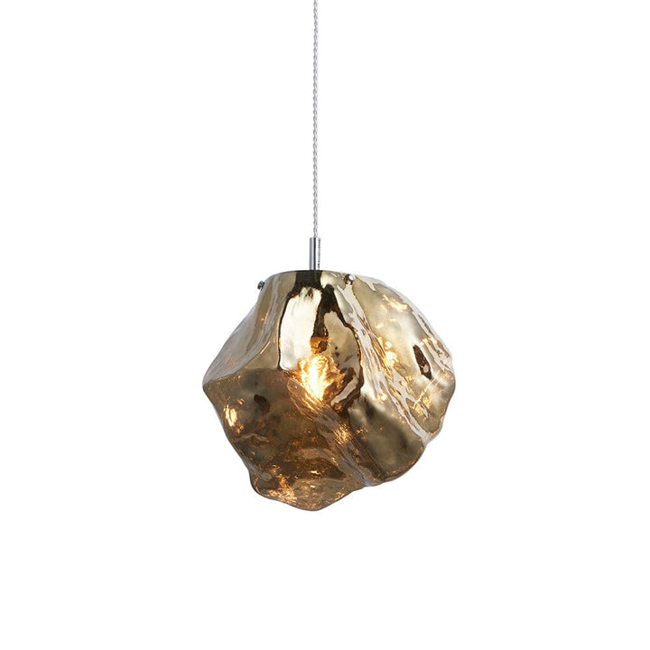 Sophia Bronze Metallic Rock Pendant Ceiling Light Lighting 