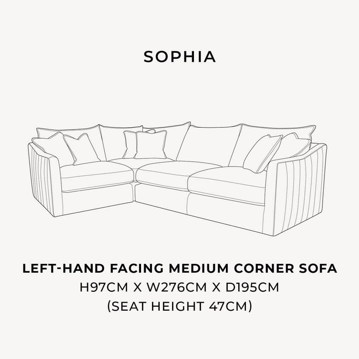 Sophia Pewter Velvet Sofa Range MTO Sofa 