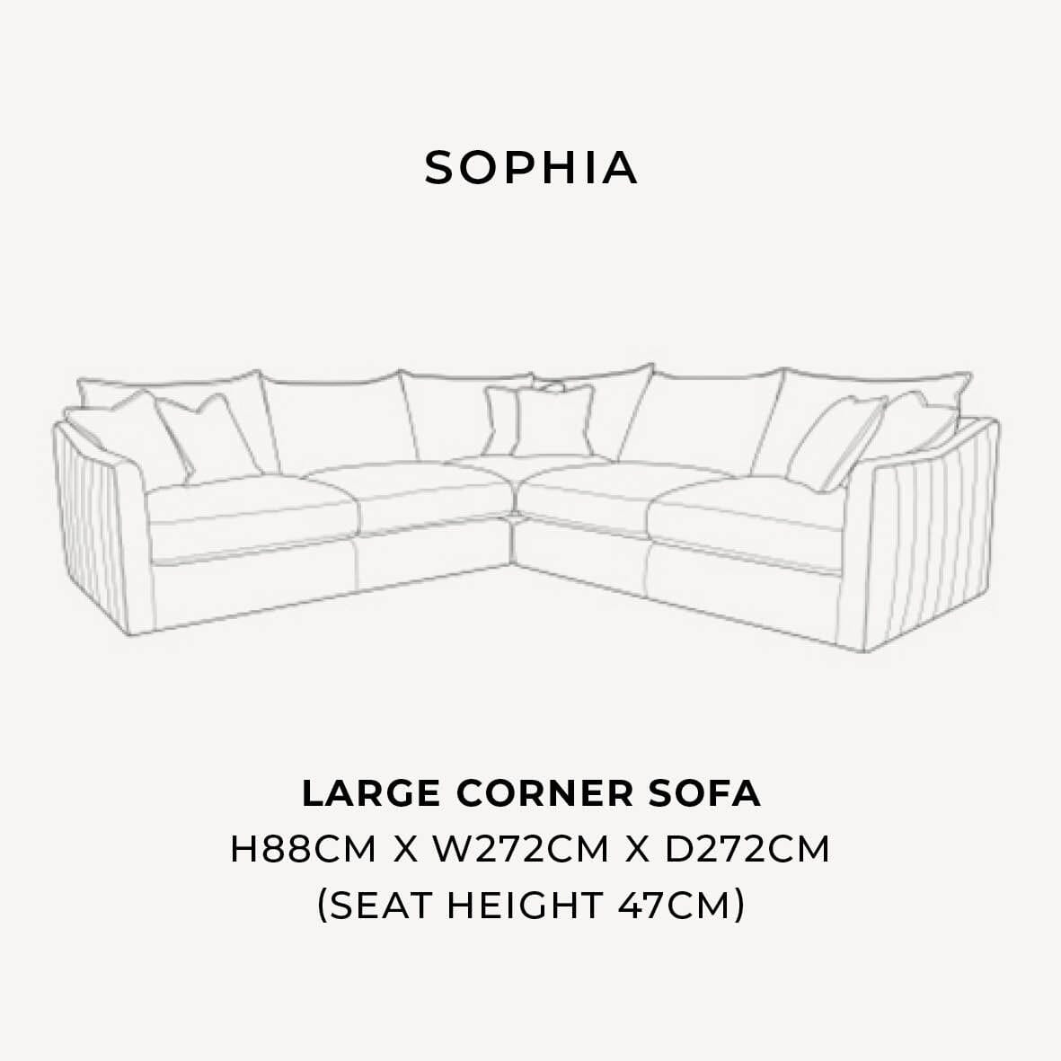 Sophia Pewter Velvet Sofa Range with Gold Piping Rowen Homes