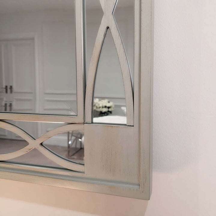 Sorrento Pistachio Luxury Rectangular Wall Mirror Accessories 