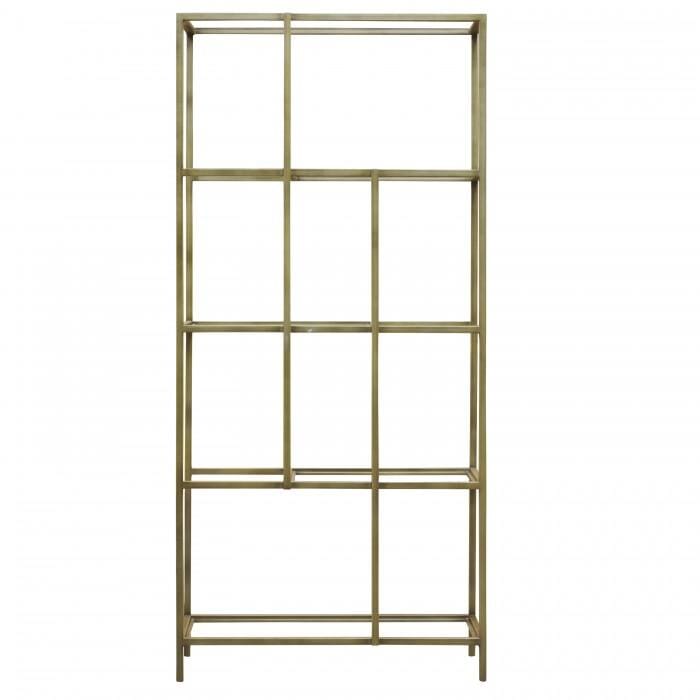 Stambaugh Champagne Gold Display Unit Furniture 