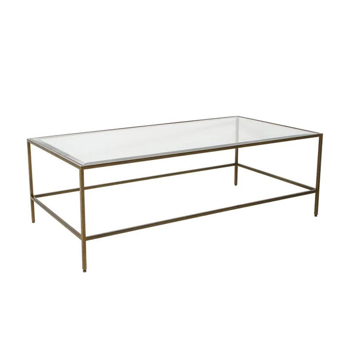Stambaugh Champagne Rectangular Coffee Table Coffee Table 
